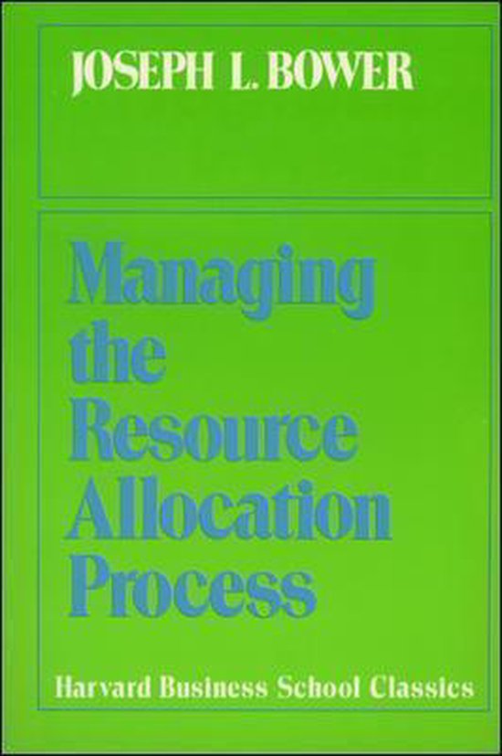 Managing the Resource Allocation Process | 9780875841281 | Joseph