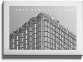 Walljar - Groot Handelsgebouw - Muurdecoratie - Poster met lijst