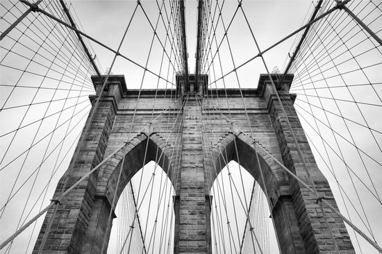 Poster Brooklyn Bridge New York City 13x18 cm.