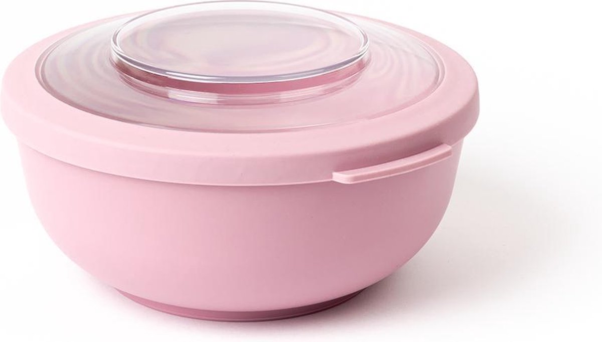 Amuse Life Lunch Bowl - Lunchbox - Vershouddoos met Tritan Deksel -Onverwoestbaar- 1000 ml - Roze
