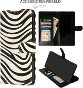 Bookcase Zebra - Samsung Galaxy A71- Portemonnee hoesje