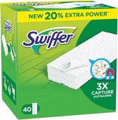 Swiffer Floor Cleaner - 40 pièces - Recharge de lingettes anti-poussière