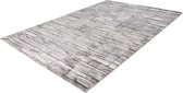 Trendy vloerkleed Superzacht Vintage steen muur look Tapijt Karpet 160x230 Zilver