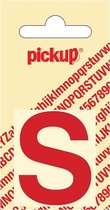 Pickup plakletter Helvetica 40 mm - rood S