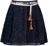 NONO Meisjes rokjes NONO Nadja Skirt dobby voile with logo w Navy Blazer 146/152