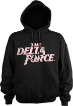 The Delta Force Hoodie/trui -2XL- Washed Logo Zwart