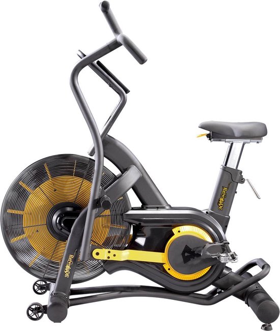 Evocardio Renegade Air bike Pro - Uitstekende Garantie - Cardio / Fitness / CrossFit / HIIT Air Bike - Fitnessapparaat - Cardio Apparaat voor Thuis - Ook voor Commercieel Gebruik