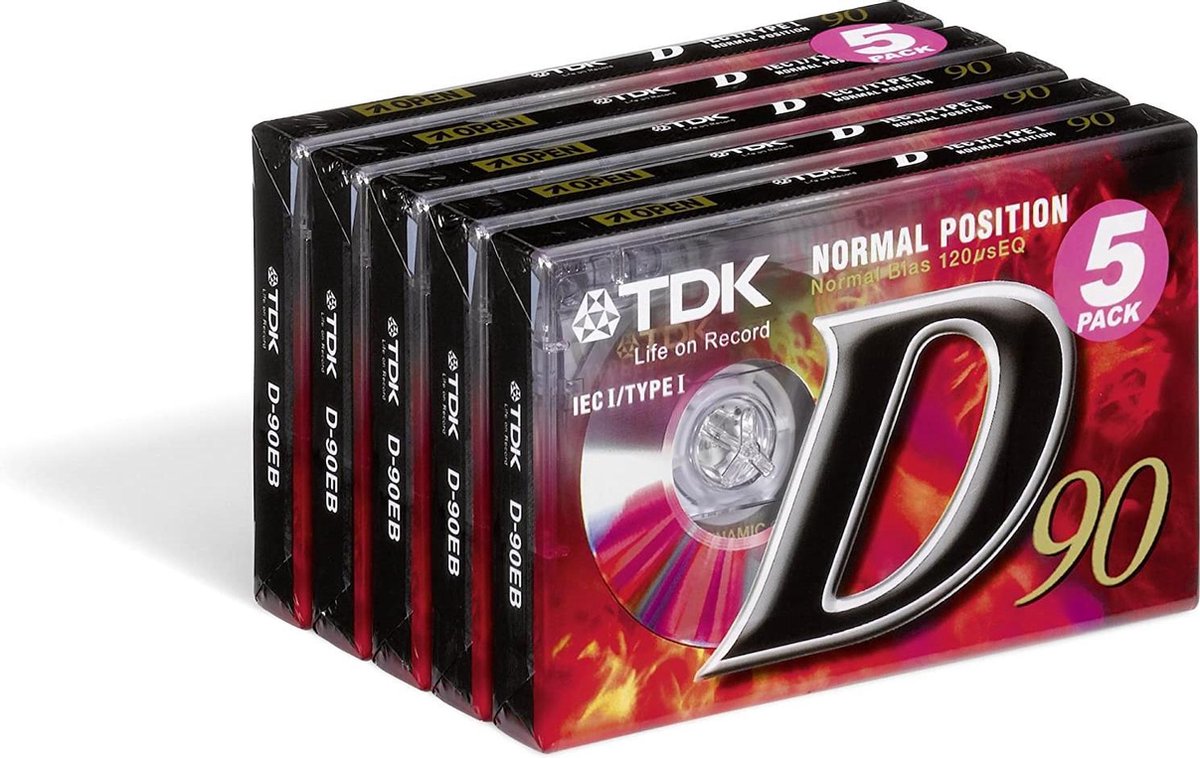 TDK D-90 (5 PACK)