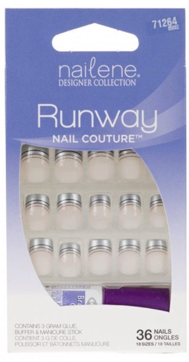 Nailene Kunstnagels Runway Nail Couture 36 stuks +Lijm 71264