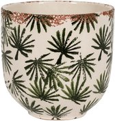 Plantenwinkel Bowl Grenada Dark Green pot 18 cm ronde bloempot voor binnen