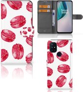 Hoesje ontwerpen OnePlus Nord N10 GSM Hoesje Pink Macarons
