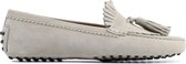 Stefano Lauran Suède Dames Mocassins - Taupe - Maat 40