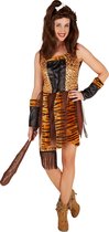 dressforfun - Jagerin uit het stenen tijdperk XL - verkleedkleding kostuum halloween verkleden feestkleding carnavalskleding carnaval feestkledij partykleding - 301332