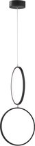 TRIO - Hanglamp Rondo Zwart 30 cm
