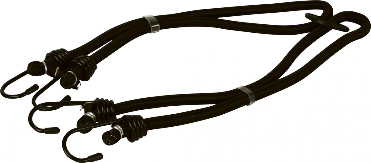 Dresco Bagagespin 8 Mm 60 Cm Elastaan/nylon Zwart