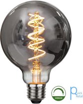 Quick retail - LED - Filament lamp - Ø 9,5 cm - LED Dimb. - E27 - 1x4W 2200K - smokey