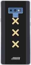 6F hoesje - geschikt voor Samsung Galaxy Note 9 -  Transparant TPU Case - Ajax Europees Uitshirt 2020-2021 #ffffff