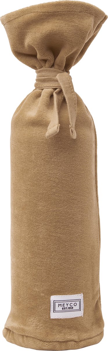Goedkoopste Meyco Baby Velvet kruikenzak - warm sand