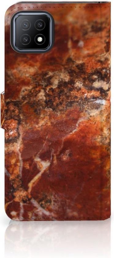 Coque Téléphone OPPO A73 5G Coque avec pour Brown Marbre