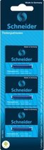 Schneider inktpatronen - 3 doosjes x 6 stuks - blauw - S-76603