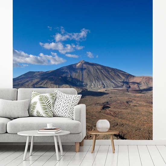 Papier peint Papier peint photo Tenerife - Grand volcan espagnol sur Tenerife largeur 260 cm x hauteur 260 cm - Impression photo sur papier peint vinyle (disponible en 7 formats) - chambre/séjour/bureau