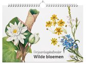 Verjaardagskalender Wilde bloemen - Wandkalender A4 - Niet jaargebonden