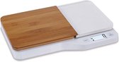 Keukenweegschaal digitaal - Precisie Keukenweegschaal - Luxe weegschaal - Hout - Tot 5kg