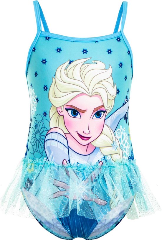 aanbidden strottenhoofd Lagere school Disney Frozen - Badpak - Elsa - maat 98 - 3 jaar | bol.com
