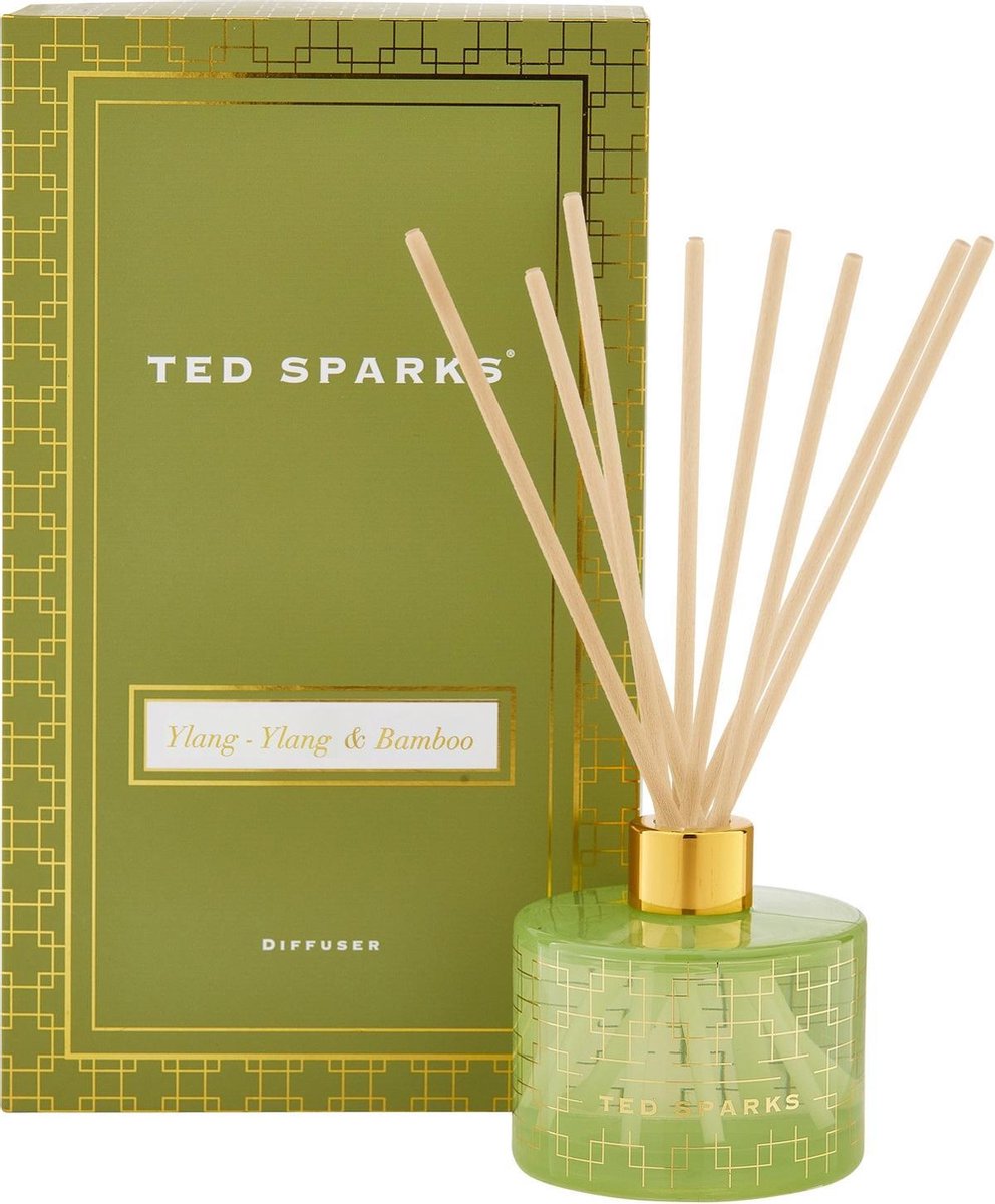 Ted Sparks - Geurstokjes Diffuser - Ylang-Ylang & Bamboo