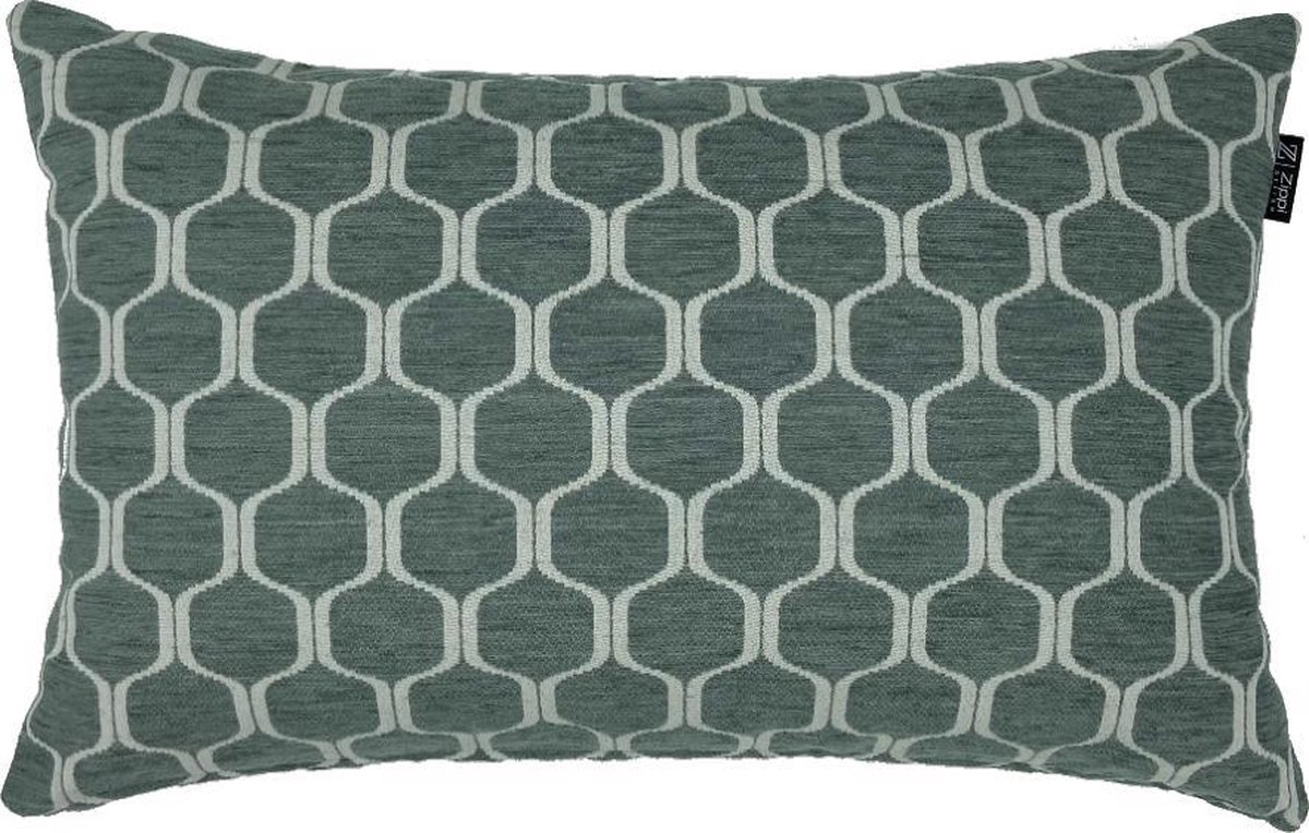 Zippi Design Sierkussen Honey Bee Grey 40 x 60 cm Luxe (veren vulling) kleur grijs wit