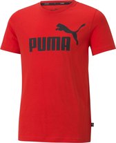Puma T-shirt - Unisex - Rood/zwart