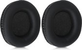 kwmobile 2x oorkussens geschikt voor Pioneer HDJ 2000/1000/1500 - Earpads voor koptelefoon in zwart