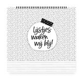 Weekplanner | Lijstjes maken me blij | Zwart wit