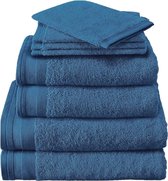 De Witte Lietaer excellence washandjes (per 6) indigo blauw