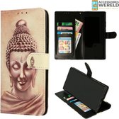 Bookcase Buddha Goud - Samsung Galaxy A71 - Portemonnee hoesje