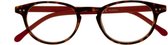 Icon Eyewear RCR003 Boston leesbril +5.00 - Demi montuur, rode poten