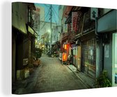 Ruelle de Tokyo au Japon 90x60 cm - Tirage photo sur toile (Décoration murale salon / chambre)