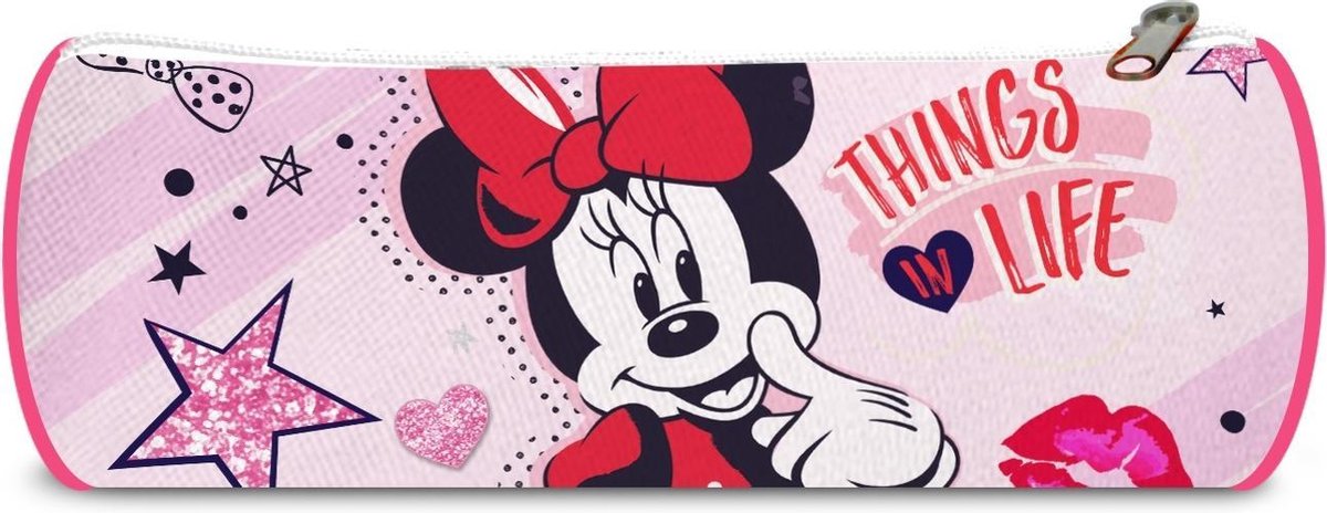 Disney Etui Minnie Mouse Meisjes 7 X 22 Cm Polyester Roze