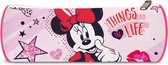 Disney Trousse Minnie Mouse Filles 22 Cm Polyester Rose