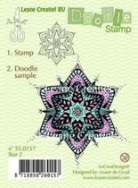 LeCrea - Doodle clear stamp Star 2 55.0157