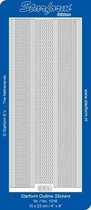 Stickers - 10 Vellen - Randen - Zilver