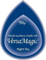 GD56 VersaMagic Dewdrop inktkussen  Night Sky donkerblauw - stempelkussen blauw