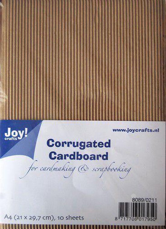 Joy! Crafts Ribbelkarton A4 10vl 8089/0211 E - flute / L