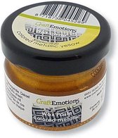 CraftEmotions Wax Paste metallic colored - geel 20 ml