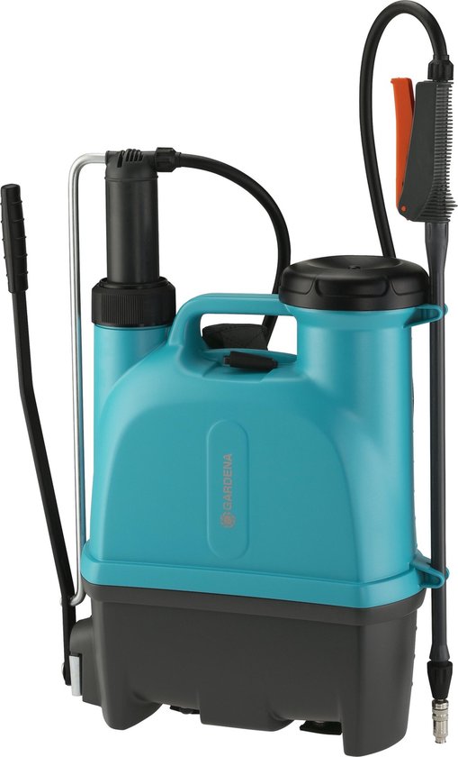 Rugspuit 12 liter drukspuit met verstelbare lans, ergonomisch draagcomfort, voor tuin en planten verzorging