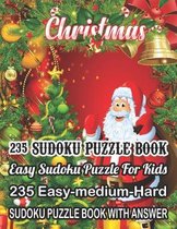 Christmas 235 Sudoku Puzzle Book Easy Sudoku Puzzle For Kids