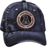 Robin Ruth - Baseball pet - Amsterdam - Denim - Zwart stone washed