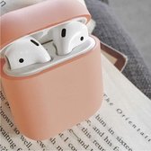 Apple AirPods 1 & 2 hard case - beige - Geschikt voor