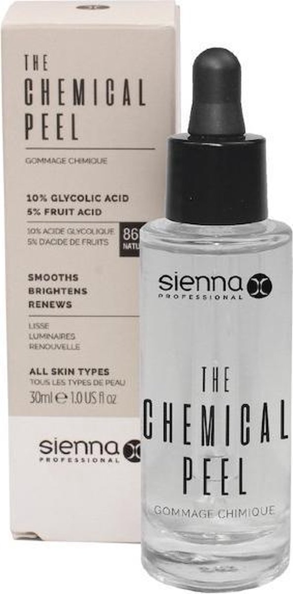 Sienna-x Reinigingslotion Chemical Peel Dames 300 Ml Transparant