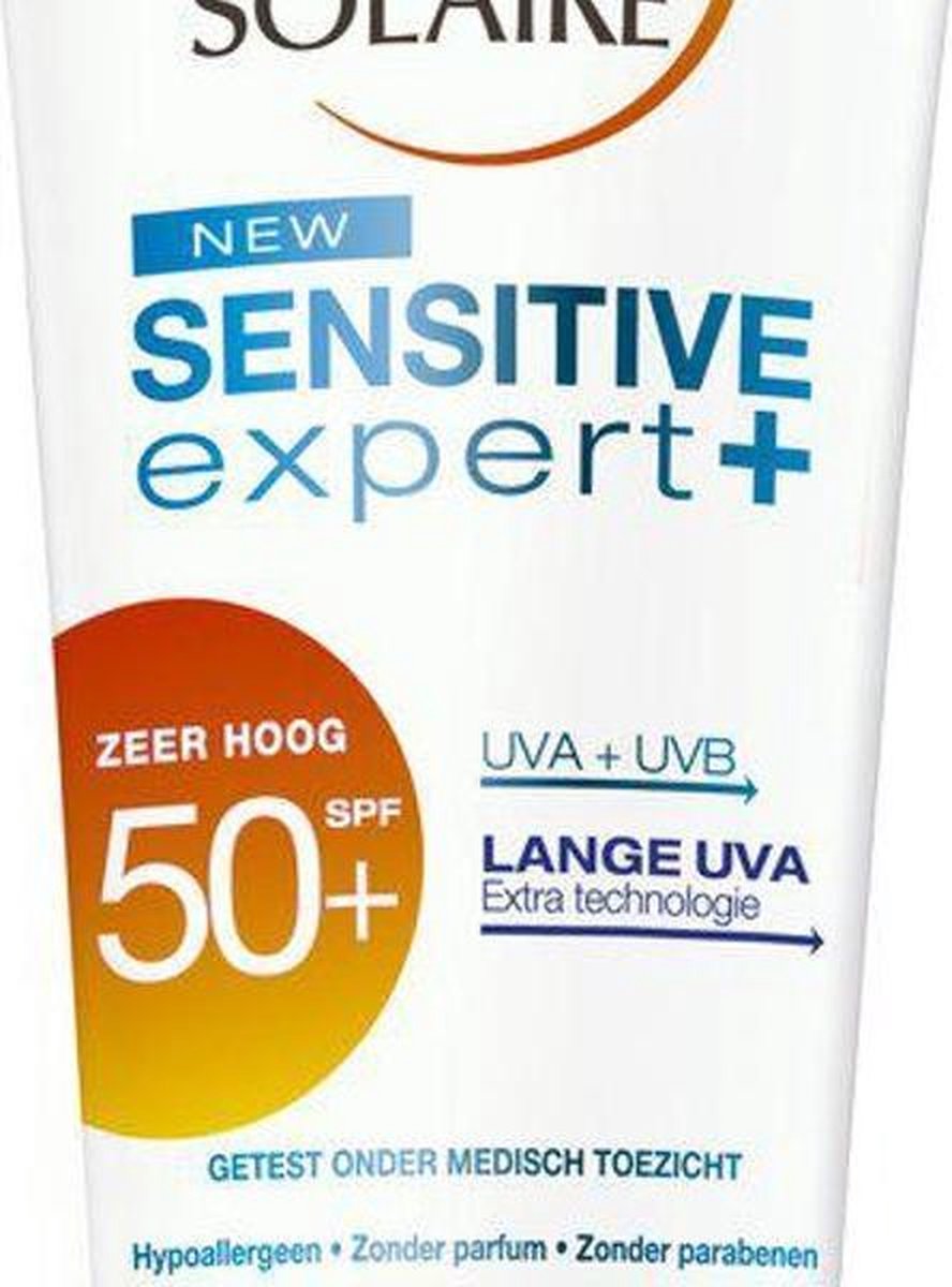 Garnier Ambre Solaire Sensitive Expert Zonnebrandcrème SPF 50+ - 200 ml - Hypoallergeen